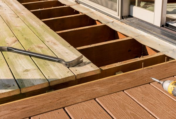 Old Deck Repair in Huntington Station