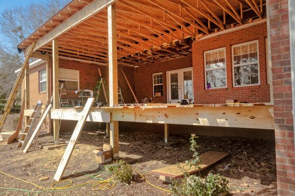 Porch Columns Installation in Huntington Station