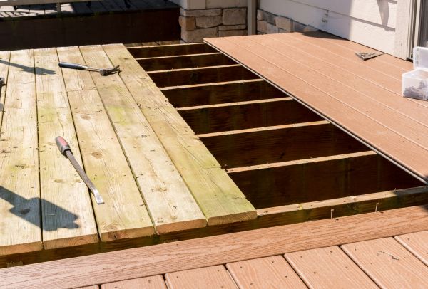 Deck Floor Replacement in Huntington Station